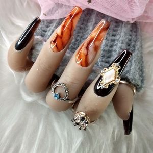 Press on nails (extra long coffin)